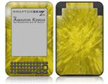 Stardust Yellow - Decal Style Skin fits Amazon Kindle 3 Keyboard (with 6 inch display)