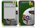 WWII Bomber War Plane Pin Up Girl - Decal Style Skin fits Amazon Kindle 3 Keyboard (with 6 inch display)