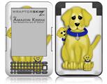 Puppy Dogs on White - Decal Style Skin fits Amazon Kindle 3 Keyboard (with 6 inch display)