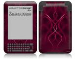 Abstract 01 Pink - Decal Style Skin fits Amazon Kindle 3 Keyboard (with 6 inch display)