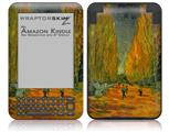 Vincent Van Gogh Alyscamps - Decal Style Skin fits Amazon Kindle 3 Keyboard (with 6 inch display)
