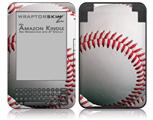 Baseball - Decal Style Skin fits Amazon Kindle 3 Keyboard (with 6 inch display)