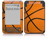 Basketball - Decal Style Skin fits Amazon Kindle 3 Keyboard (with 6 inch display)