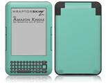 Solids Collection Seafoam Green - Decal Style Skin fits Amazon Kindle 3 Keyboard (with 6 inch display)