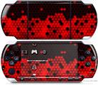 Sony PSP 3000 Decal Style Skin - HEX Red