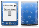 Bubbles Blue - Decal Style Skin (fits 4th Gen Kindle with 6inch display and no keyboard)
