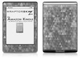 Triangle Mosaic Gray - Decal Style Skin (fits 4th Gen Kindle with 6inch display and no keyboard)
