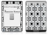 Squares In Squares - Decal Style Skin (fits 4th Gen Kindle with 6inch display and no keyboard)