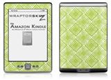 Wavey Sage Green - Decal Style Skin (fits 4th Gen Kindle with 6inch display and no keyboard)