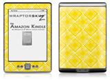Wavey Yellow - Decal Style Skin (fits 4th Gen Kindle with 6inch display and no keyboard)