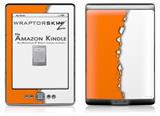 Ripped Colors Orange White - Decal Style Skin (fits 4th Gen Kindle with 6inch display and no keyboard)