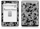 Scattered Skulls Black - Decal Style Skin (fits 4th Gen Kindle with 6inch display and no keyboard)