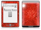 Stardust Red - Decal Style Skin (fits 4th Gen Kindle with 6inch display and no keyboard)