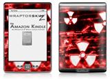 Radioactive Red - Decal Style Skin (fits 4th Gen Kindle with 6inch display and no keyboard)
