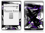Abstract 02 Purple - Decal Style Skin (fits 4th Gen Kindle with 6inch display and no keyboard)