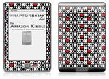 XO Hearts - Decal Style Skin (fits 4th Gen Kindle with 6inch display and no keyboard)