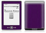 Carbon Fiber Purple - Decal Style Skin (fits 4th Gen Kindle with 6inch display and no keyboard)