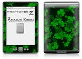 St Patricks Clover Confetti - Decal Style Skin (fits 4th Gen Kindle with 6inch display and no keyboard)