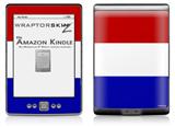 Red White and Blue - Decal Style Skin (fits 4th Gen Kindle with 6inch display and no keyboard)