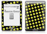 Smileys on Black - Decal Style Skin (fits 4th Gen Kindle with 6inch display and no keyboard)