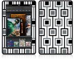 Amazon Kindle Fire (Original) Decal Style Skin - Squares In Squares