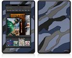 Amazon Kindle Fire (Original) Decal Style Skin - Camouflage Blue