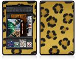 Amazon Kindle Fire (Original) Decal Style Skin - Leopard Skin