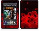 Amazon Kindle Fire (Original) Decal Style Skin - HEX Red