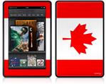 Amazon Kindle Fire (Original) Decal Style Skin - Canadian Canada Flag