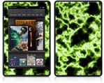 Amazon Kindle Fire (Original) Decal Style Skin - Electrify Green