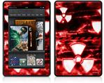 Amazon Kindle Fire (Original) Decal Style Skin - Radioactive Red
