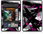 Amazon Kindle Fire (Original) Decal Style Skin - Abstract 02 Pink