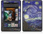 Amazon Kindle Fire (Original) Decal Style Skin - Vincent Van Gogh Starry Night