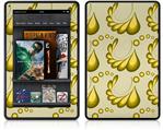 Amazon Kindle Fire (Original) Decal Style Skin - Petals Yellow