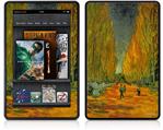 Amazon Kindle Fire (Original) Decal Style Skin - Vincent Van Gogh Alyscamps