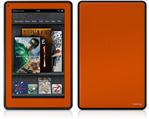 Amazon Kindle Fire (Original) Decal Style Skin - Solids Collection Burnt Orange