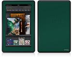 Amazon Kindle Fire (Original) Decal Style Skin - Solids Collection Hunter Green