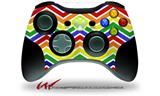 Zig Zag Rainbow - Decal Style Skin fits Microsoft XBOX 360 Wireless Controller (CONTROLLER NOT INCLUDED)