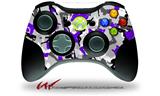 Sexy Girl Silhouette Camo Purple - Decal Style Skin fits Microsoft XBOX 360 Wireless Controller (CONTROLLER NOT INCLUDED)
