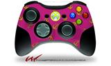 Anchors Away Fuschia Hot Pink - Decal Style Skin fits Microsoft XBOX 360 Wireless Controller (CONTROLLER NOT INCLUDED)