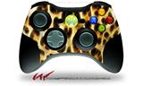 Fractal Fur Leopard - Decal Style Skin fits Microsoft XBOX 360 Wireless Controller (CONTROLLER NOT INCLUDED)