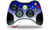 Smooth Fades White Blue - Decal Style Skin fits Microsoft XBOX 360 Wireless Controller (CONTROLLER NOT INCLUDED)
