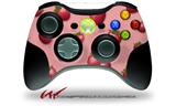 Strawberries on Pink - Decal Style Skin fits Microsoft XBOX 360 Wireless Controller (CONTROLLER NOT INCLUDED)