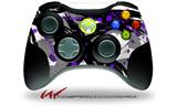 Abstract 02 Purple - Decal Style Skin fits Microsoft XBOX 360 Wireless Controller (CONTROLLER NOT INCLUDED)