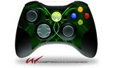 Abstract 01 Green - Decal Style Skin fits Microsoft XBOX 360 Wireless Controller (CONTROLLER NOT INCLUDED)