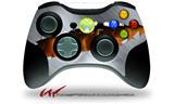 Ripped Metal Fire - Decal Style Skin fits Microsoft XBOX 360 Wireless Controller (CONTROLLER NOT INCLUDED)