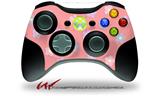 Pastel Flowers on Pink - Decal Style Skin fits Microsoft XBOX 360 Wireless Controller (CONTROLLER NOT INCLUDED)