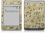 Flowers and Berries Yellow - Decal Style Skin (fits Amazon Kindle Touch Skin)