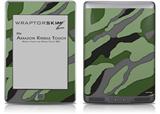 Camouflage Green - Decal Style Skin (fits Amazon Kindle Touch Skin)
