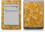 Triangle Mosaic Orange - Decal Style Skin (fits Amazon Kindle Touch Skin)